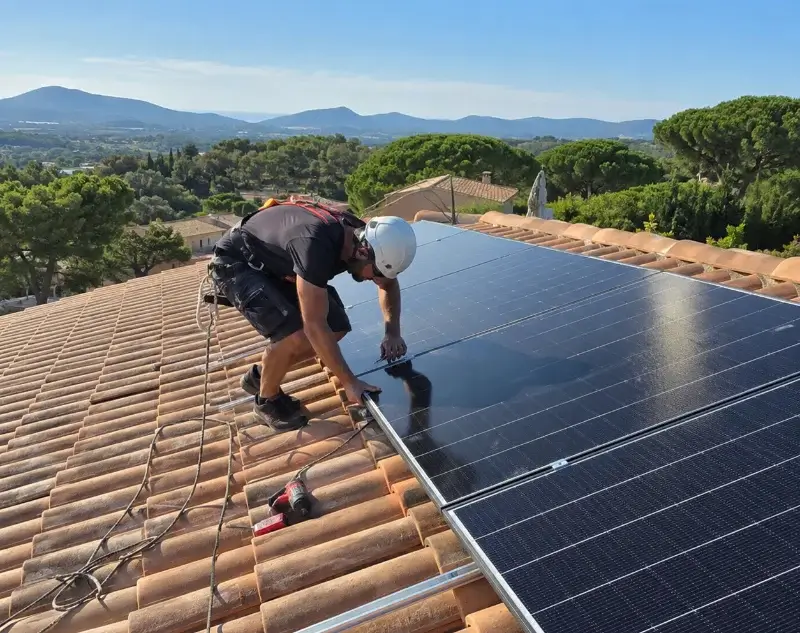 Installateur panneaux solaires Locminé — pose photovoltaïque sur toiture